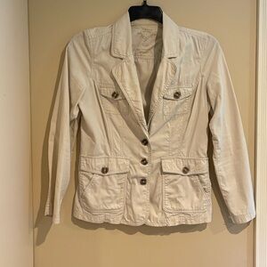 {Sonoma} light women's jacket oatmeal / cream color size small